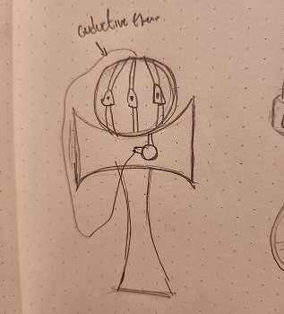 Kendama with conductive thread