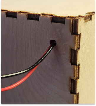 Cable management pass through