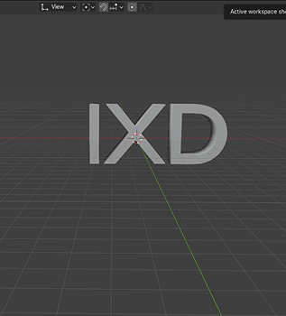 Did the same with 'IXD'