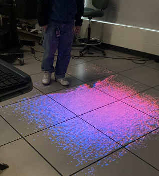 testing out size of the particles