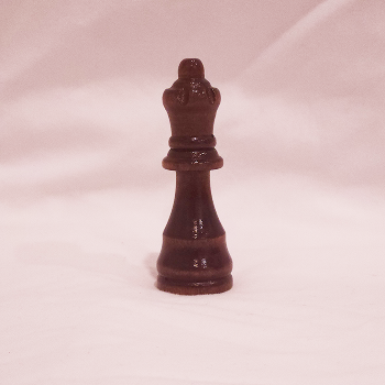 Front view of chess piece