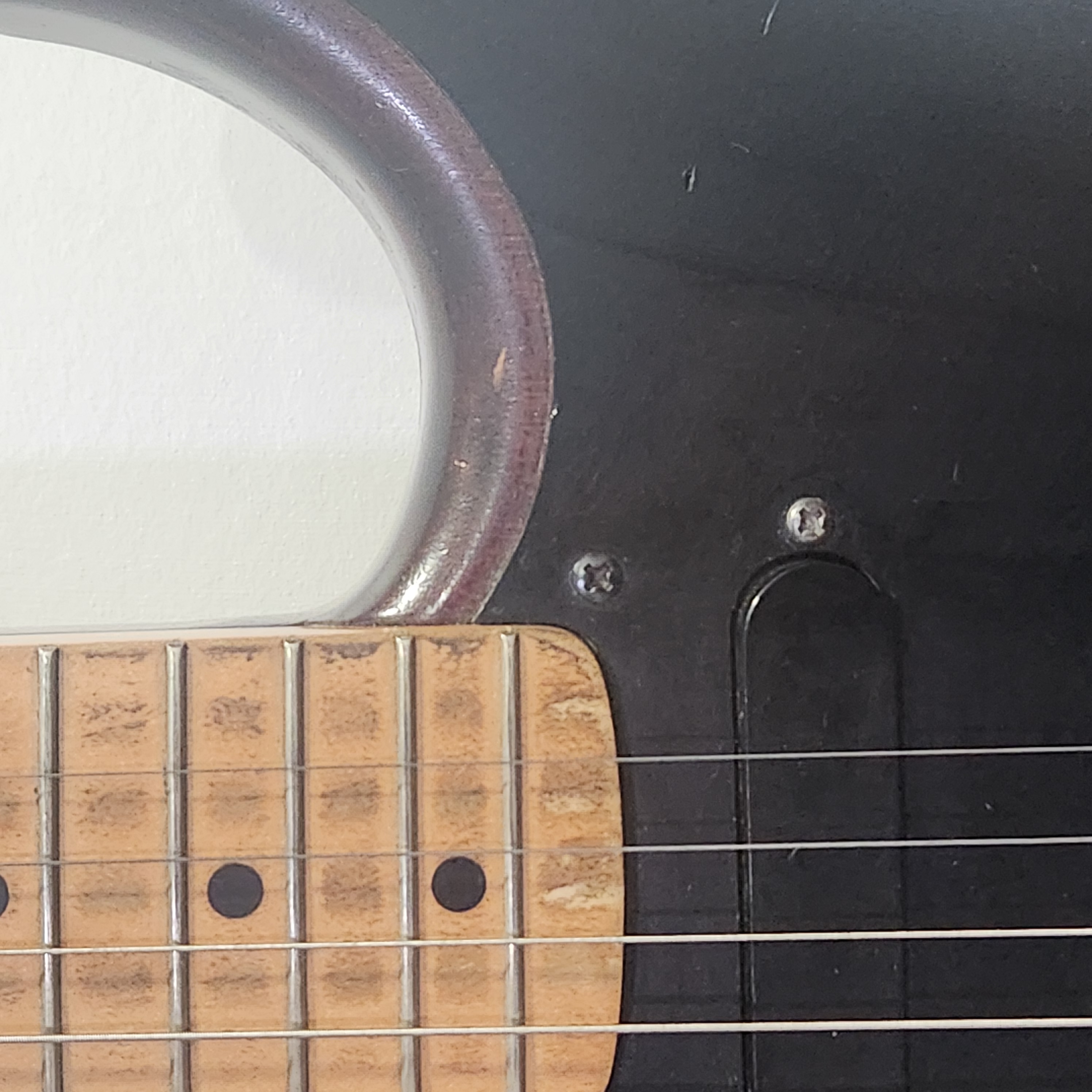 Body, pickgaurd, adn fretboard of my guitar