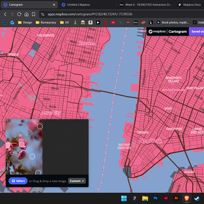 cartagram using images as colour scheme