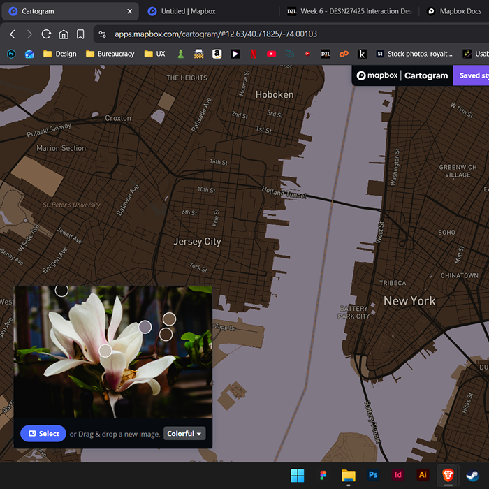 testing more image colour schemes in cartagram