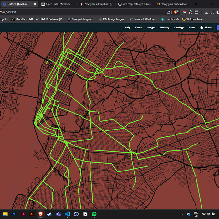 this is the NYC subway lines